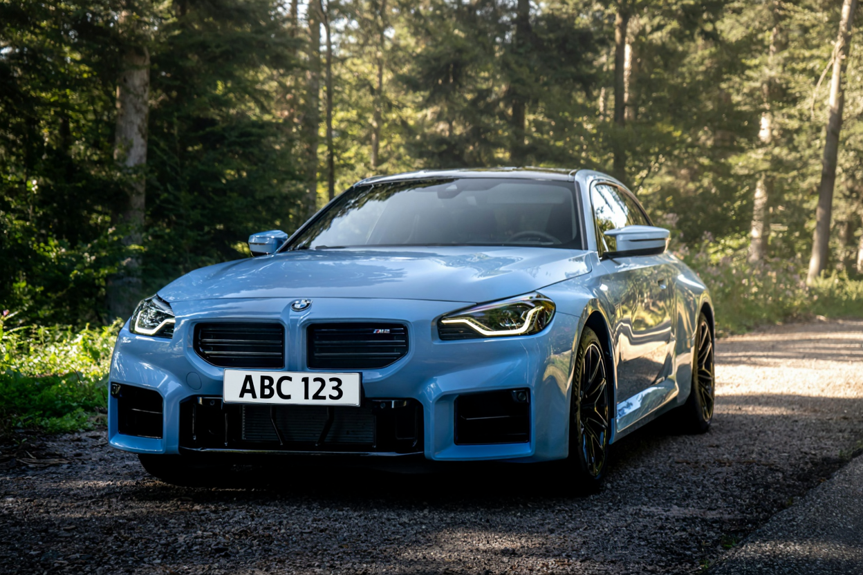 Custom Photo Car Brick Figure Set with Car Model & Personalized License Plate – Unique Birthday & Valentine’s Gift for Car Lovers