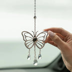 Personalized Photo Butterfly Sun Catcher Projection Car Ornaments Memorial Gift Valentines Gift