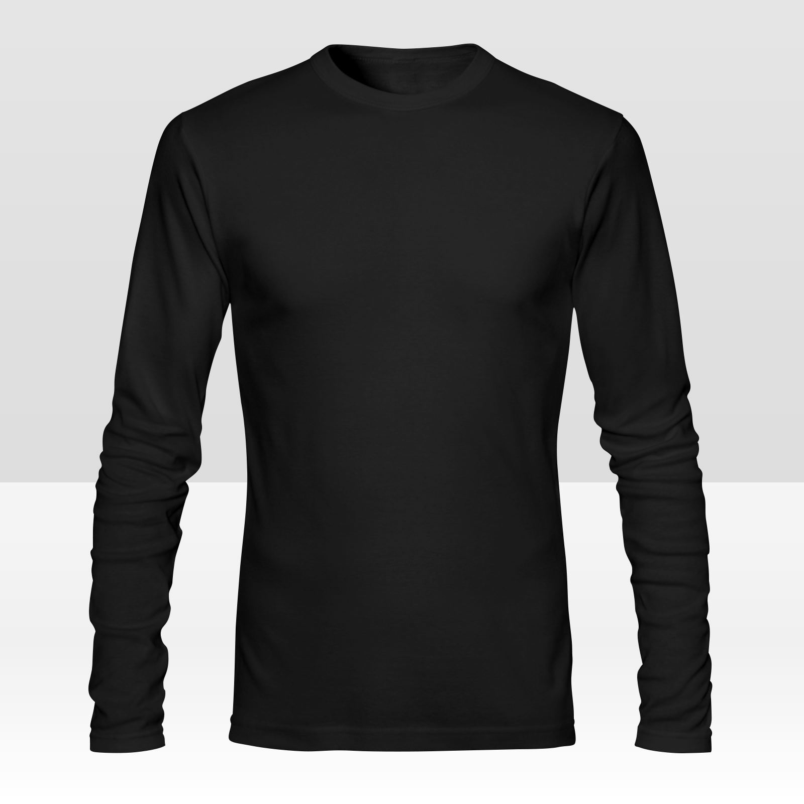 Custom Double-Sided Men's Long Sleeve T-Shirt Personalized All-Over Print Tee with Your Design
