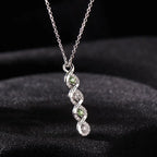 Custom Engraved Name Birthstone Necklace Infinity Creative Gifts Valentines Gift