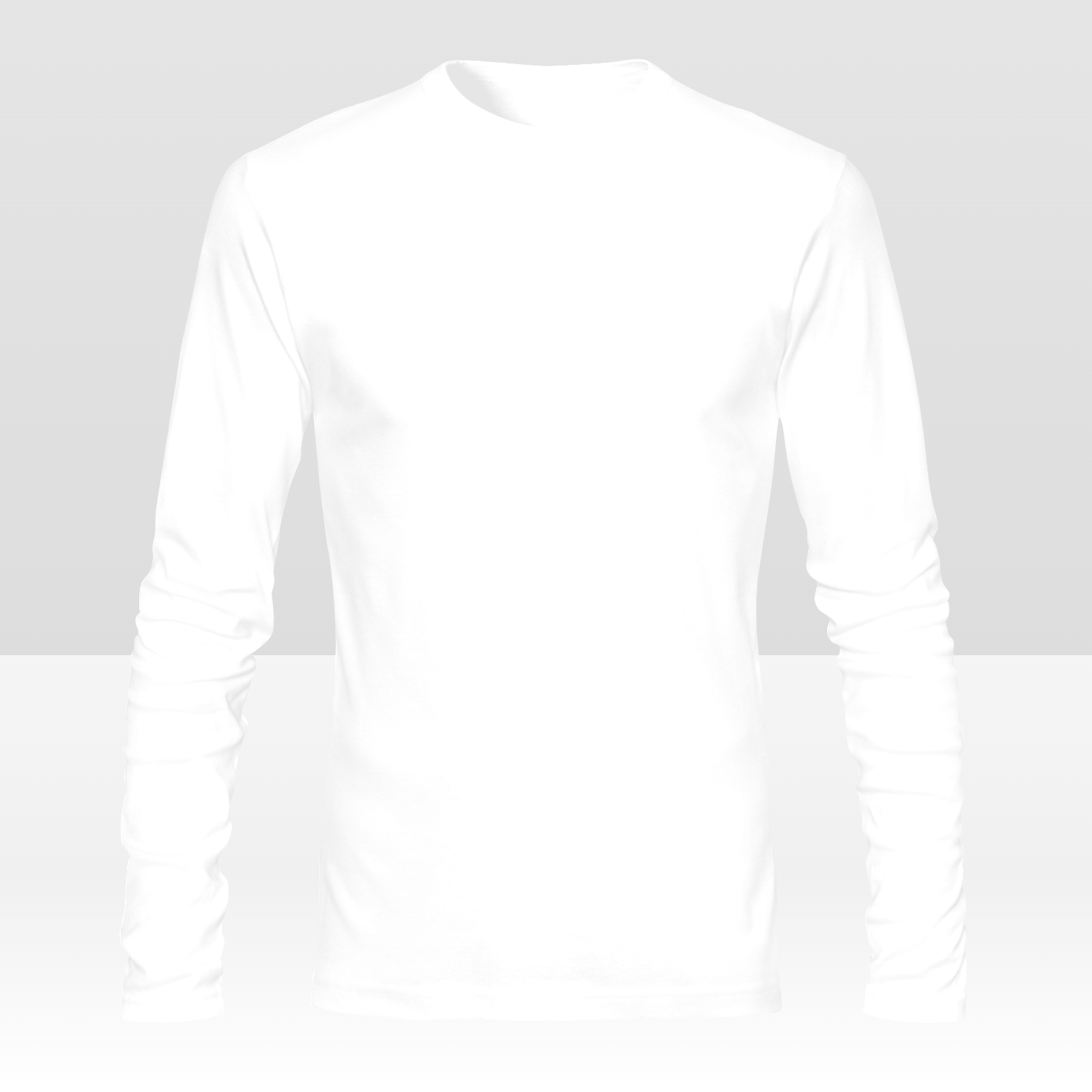 Custom Double-Sided Men's Long Sleeve T-Shirt Personalized All-Over Print Tee with Your Design