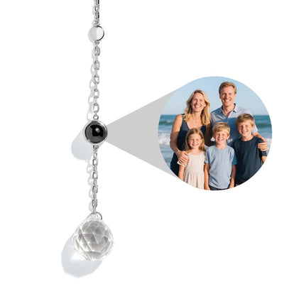 Personalized Photo Sun Catcher Projection Car Ornaments Memorial Gift Valentines Gift