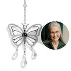 Personalized Photo Butterfly Sun Catcher Projection Car Ornaments Memorial Gift Valentines Gift