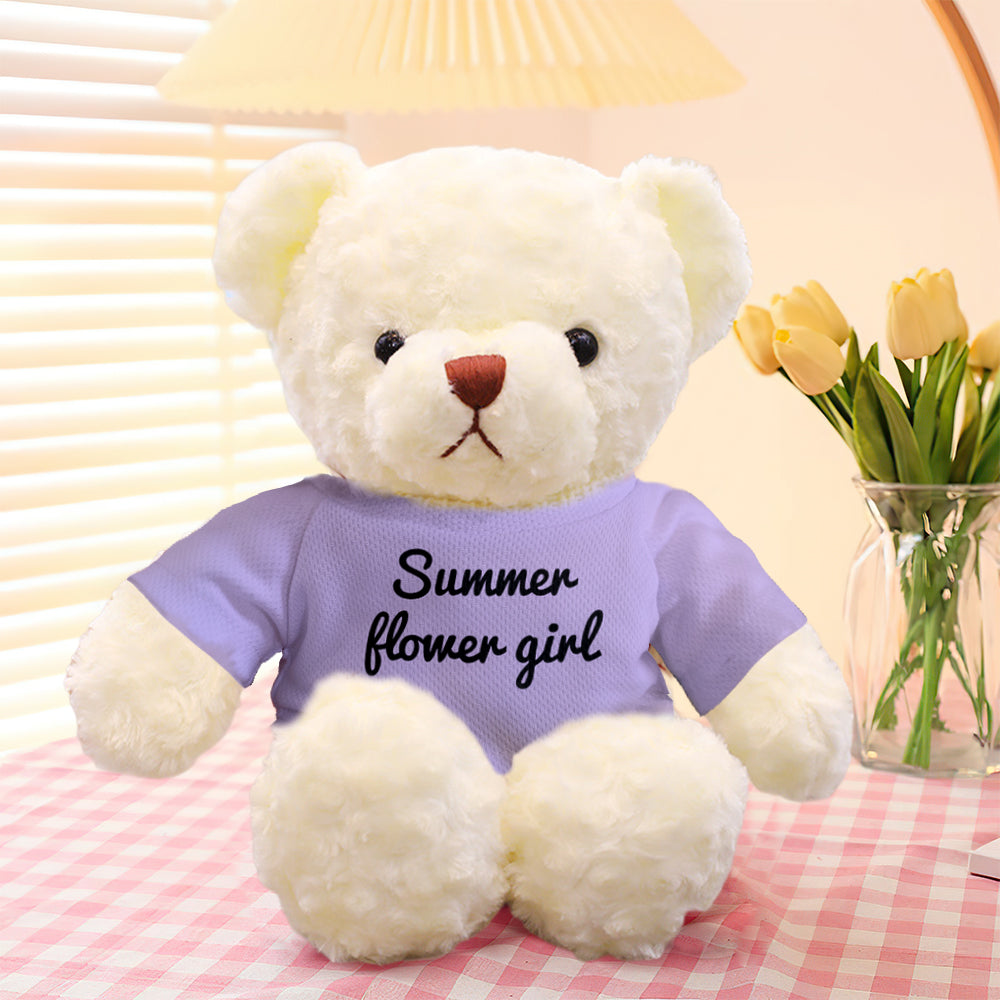 Personalized Teddy Bear Plush Toys Custom Bear Stuffed Animal Gifts for Birthday