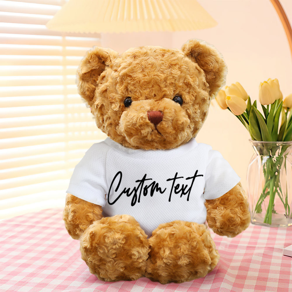 Personalized Teddy Bear Plush Toys Custom Bear Stuffed Animal Gifts for Birthday