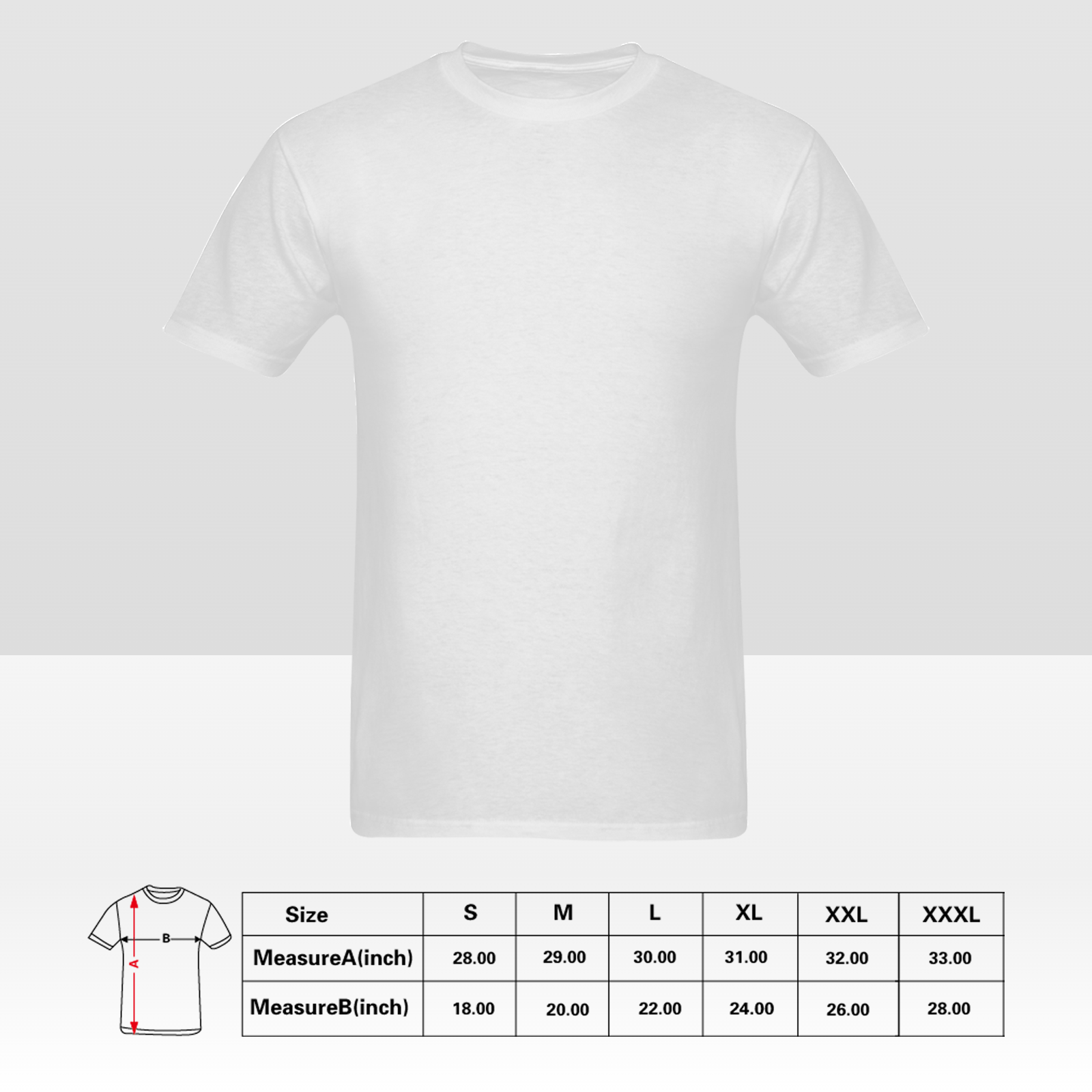 Custom One-Sided Men's T-Shirt – Personalized Front Design