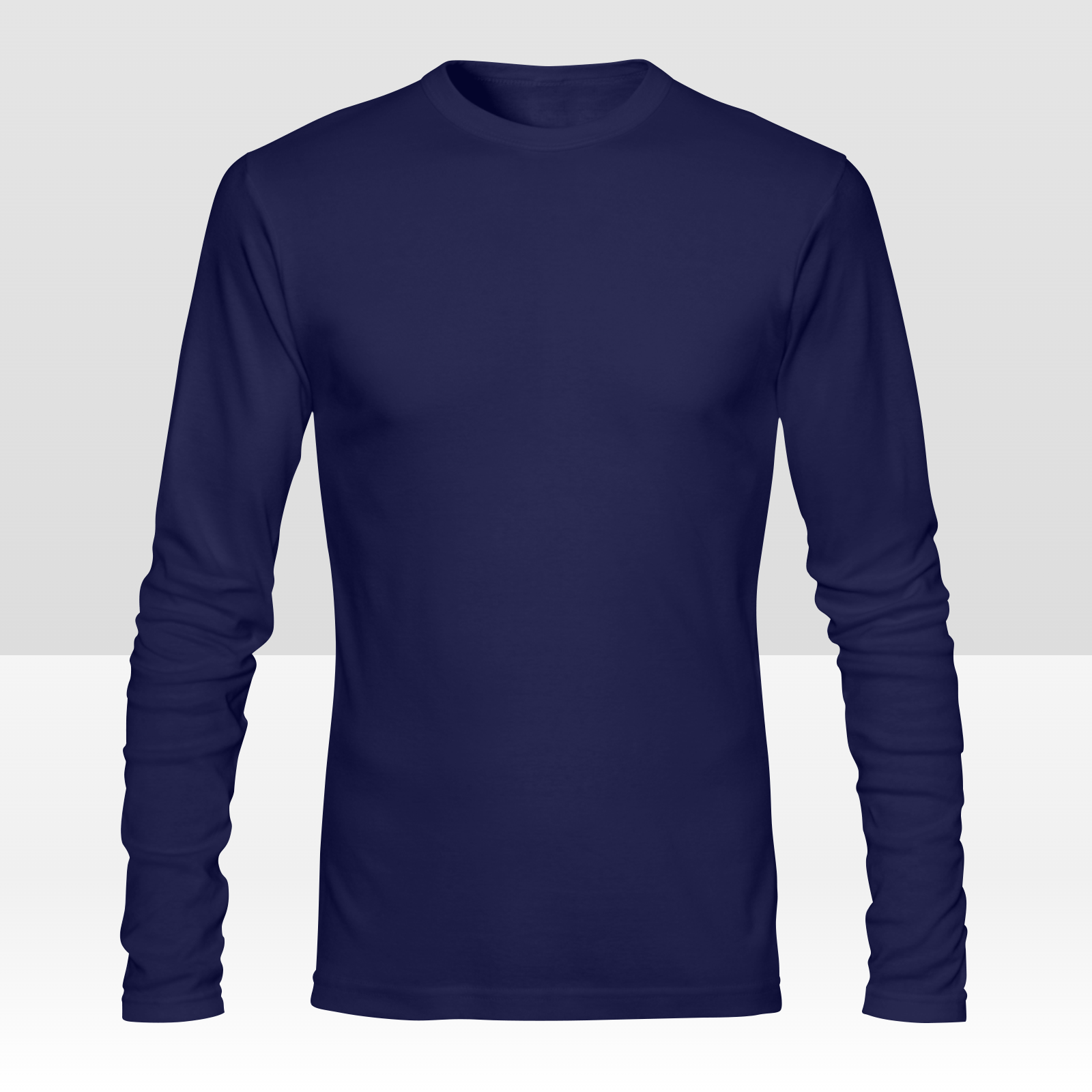 Custom Double-Sided Men's Long Sleeve T-Shirt Personalized All-Over Print Tee with Your Design