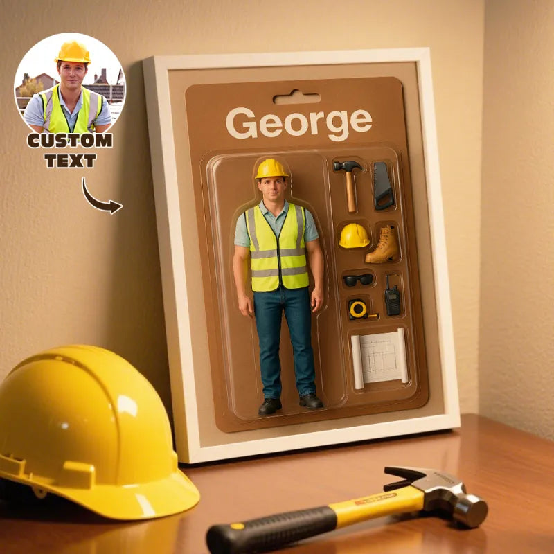 Fully Body Custom Figure Portraits | Personalized Toy Box Art | Custom Photo Frame Decor