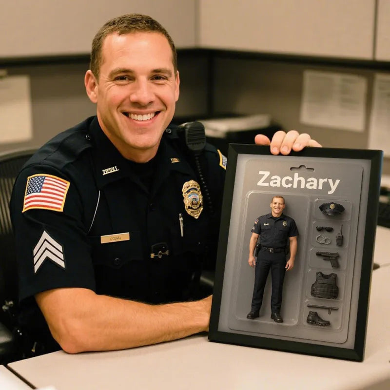 Fully Body Custom Figure Portraits | Personalized Toy Box Art | Custom Photo Frame Decor